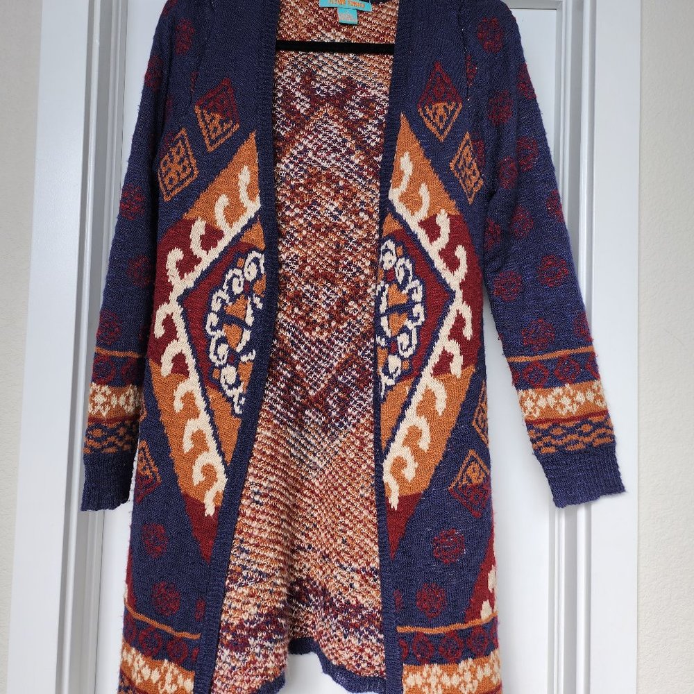 Flying Tomato Southwest Cardigan size small